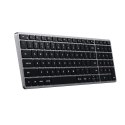 Klawiatura bezprzewodowa QWERTY Satechi Slim X2 ST-BTSX2M szara