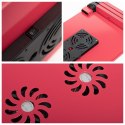 Podstawka pod laptop uniwersalna regulowana + chłodzenie YL-803 czerwona