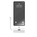 Powerbank Forcell F-Energy Power Plug F5K3 PD 20W 5000 mAh z wbudowanym złączem Lightning biały