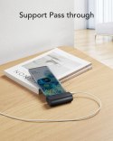 Powerbank Veger PlugOn (W0556/V0556) PD QC3.0 3A 20W 5000 mAh z wbudowanym złączem Typ C czarny