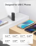 Powerbank Veger PlugOn (W0556/V0556) PD QC3.0 3A 20W 5000 mAh z wbudowanym złączem Typ C czarny