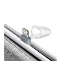 Powerbank Veger PlugOn (W0573P) PD QC3.0 2,4A 12W 5000 mAh z wbudowanym złączem Lightning srebrny