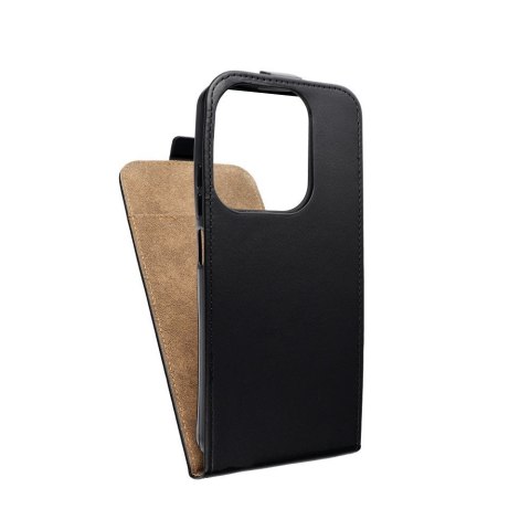 Etui z klapką pionowe na Xiaomi Redmi 15C (173,16 x 81,07 x 8,2) Slim Flexi Fresh czarne