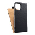Etui z klapką pionowe na iPhone 13 Slim Flexi Fresh czarne