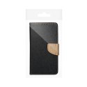 Etui z klapką na iPhone 14 PRO Fancy Book czarno-złote