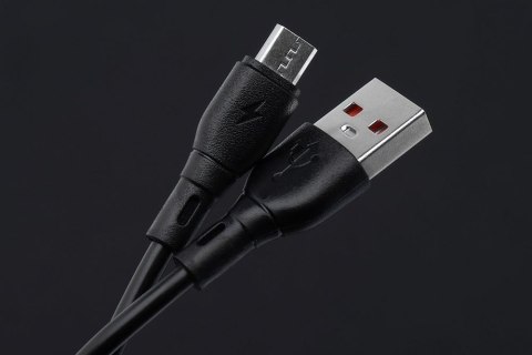 Kabel USB A do Micro USB Blue Star 2A ECO 1 m PJ68-23-2 czarny
