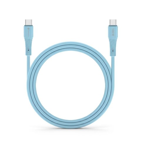 Kabel USB A do Micro USB Forcell F-Energy QC3.0 2,4A 18W Silicone 1 m C341 niebieski