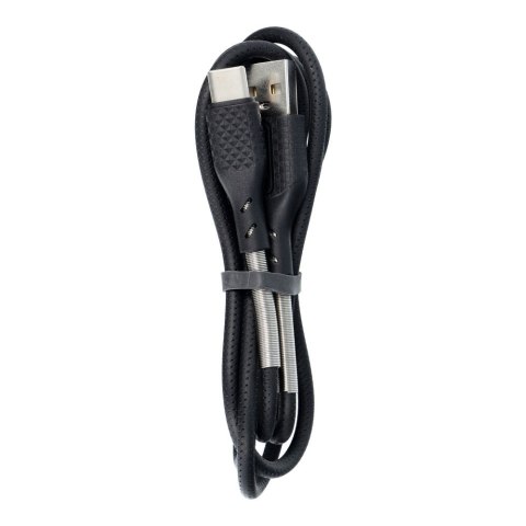 Kabel USB A do USB C Forcell F-Energy QC4.0 5A 60W Carbon 1 m CB-02A czarny