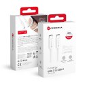 Kabel USB C do USB C Forcell F-Energy QC4.0 PD 3A 60W 1,5 m C338 biały