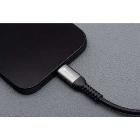 Kabel USB C do USB C Forcell F-Energy QC4.0 PD 5A 100W Cafule 3 m C260 czarny