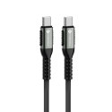 Kabel USB C do USB C Forcell F-Energy QC4.0 PD 5A 240W Cafule 2 m C263 czarny
