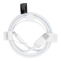 Kabel USB C do USB C PD QC3.0 3A 30W 1 m HD26 biały