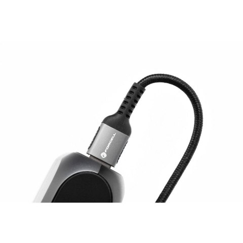 Kabel USB A do USB C Forcell F-Energy QC4.0 3A 66W Cafule 0,25 m C256 czarny