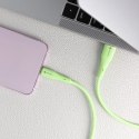 Kabel USB A do USB C Forcell F-Energy QC4.0 3A 66W Silicone 1 m C342 zielony