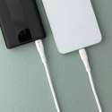 Kabel USB C do USB C Forcell F-Energy QC4.0 PD 3A 60W Silicone 1 m C344 biały