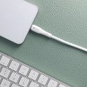 Kabel USB C do USB C Forcell F-Energy QC4.0 PD 3A 60W Silicone 1 m C344 biały