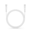 Kabel USB C do USB C Forcell F-Energy QC4.0 PD 3A 60W Silicone 1 m C344 biały