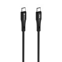 Kabel USB C do USB C Forcell F-Energy QC4.0 PD 3A 60W Silicone 1 m C344 czarny