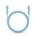 Kabel USB C do USB C Forcell F-Energy QC4.0 PD 3A 60W Silicone 1 m C344 niebieski