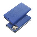 Etui z klapką na Samsung A12 / M12 Smart Case Book granatowe