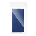 Etui z klapką na Samsung A12 / M12 Smart Case Book granatowe