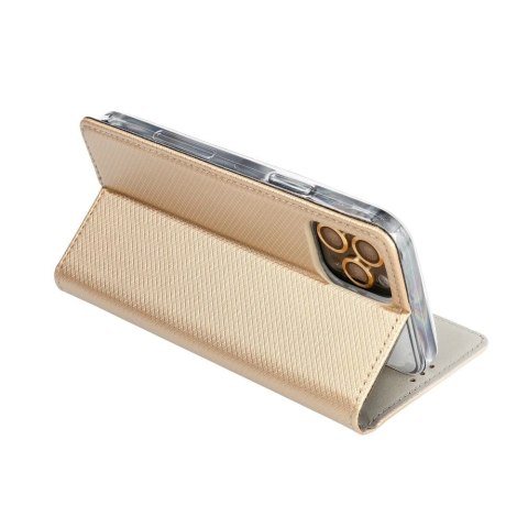 Etui z klapką na Honor 400 LITE Smart Case Book złote