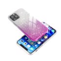 Etui na Samsung A37 5G Shining transparentne różowe
