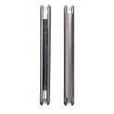 Etui z klapką na Samsung S25 PLUS Elegance Book stalowe