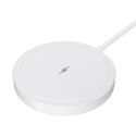 Ładowarka bezprzewodowa BLUE STAR Charing Pad 15w kompatybilna z MagSafe biała