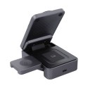 Ładowarka indukcyjna Forcell F-Energy 3w1 Flex Pro Qi2 zgodna z MagSafe (F-05) srebrna