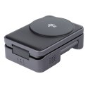 Ładowarka indukcyjna Forcell F-Energy 3w1 Flex Pro Qi2 zgodna z MagSafe (F-05) srebrna