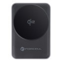 Ładowarka indukcyjna Forcell F-Energy 3w1 Flex Pro Qi2 zgodna z MagSafe (F-05) srebrna