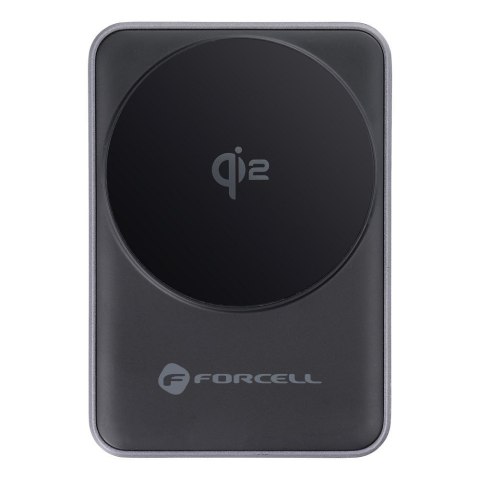 Ładowarka indukcyjna Forcell F-Energy 3w1 Flex Pro Qi2 zgodna z MagSafe (F-05) srebrna