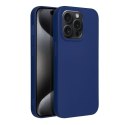 Etui na iPhone 15 PRO Soft ciemnoniebieskie