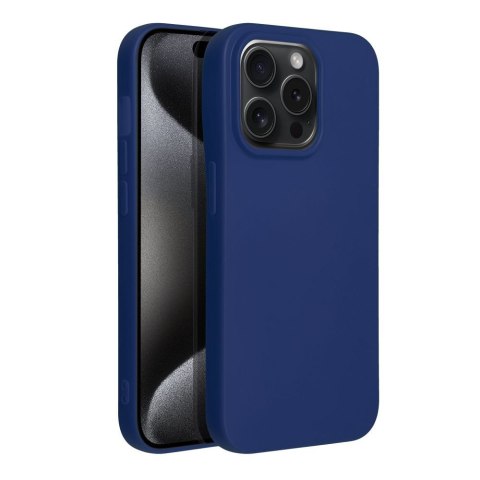 Etui na iPhone 15 PRO Soft ciemnoniebieskie