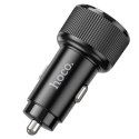 Ładowarka samochodowa Hoco 2 x USB C QC PD 50W NZ14B czarna