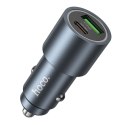 Ładowarka samochodowa Hoco USB A + USB C QC3.0 PD 48W Z60 czarna