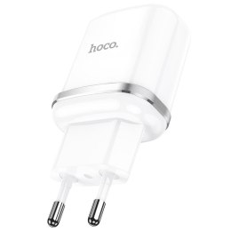 Ładowarka sieciowa do telefonu Hoco USB A QC3.0 3A 18W N3 biała