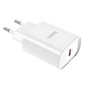 Ładowarka sieciowa do telefonu Hoco USB C PD 20W N14 biała