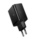Ładowarka sieciowa do telefonu Hoco 2x USB C + USB A QC3.0 PD 3A 65W N75 czarna