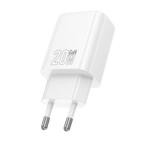 Ładowarka sieciowa do telefonu Hoco USB C QC PD 20W N60 biała
