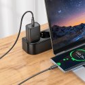Ładowarka sieciowa do telefonu Hoco USB C QC PD 30W N62 czarna