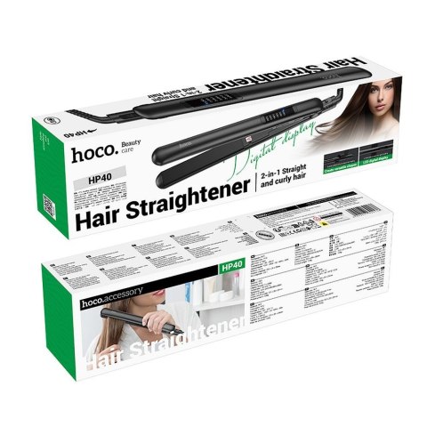 Prostownica do włosów Hoco HP40 czarna