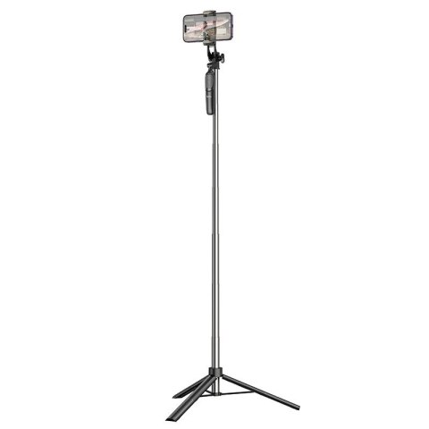 Selfie stick Hoco tripod z pilotem bezprzewodowym K19 czarny