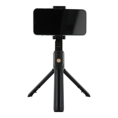 Uchwyt selfie z pilotem bezprzewodowym tripod K07 czarny