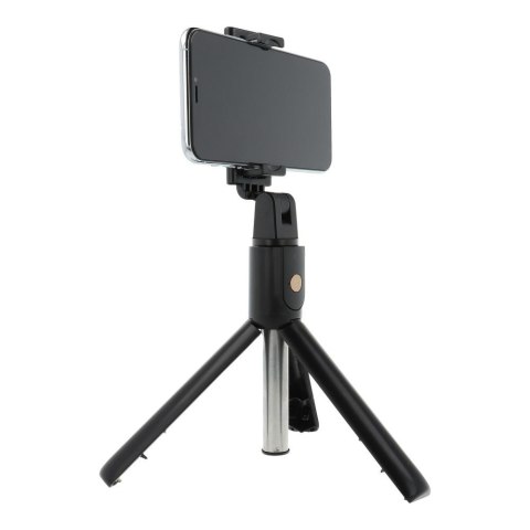 Uchwyt selfie z pilotem bezprzewodowym tripod K07 czarny