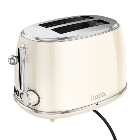Toster Hoco w stylu Retro 850W HE50 biały
