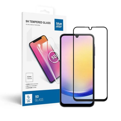 Szkło hartowane do Samsung Galaxy A25 5G (full glue / case friendly) Blue Star 5D czarne