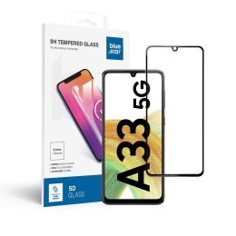 Szkło hartowane do Samsung Galaxy A33 5G (full glue / case friendly) Blue Star 5D czarne