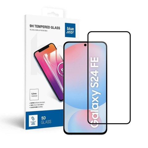 Szkło hartowane do Samsung Galaxy A27 5G / S24 FE (full glue / case friendly) Blue Star 5D czarne